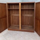 Art Deco Wardrobe in Walnut and Burl Walnut