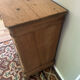 Raw wood sideboard