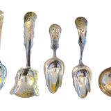 7 various silver spoons, 19th and 20th century
