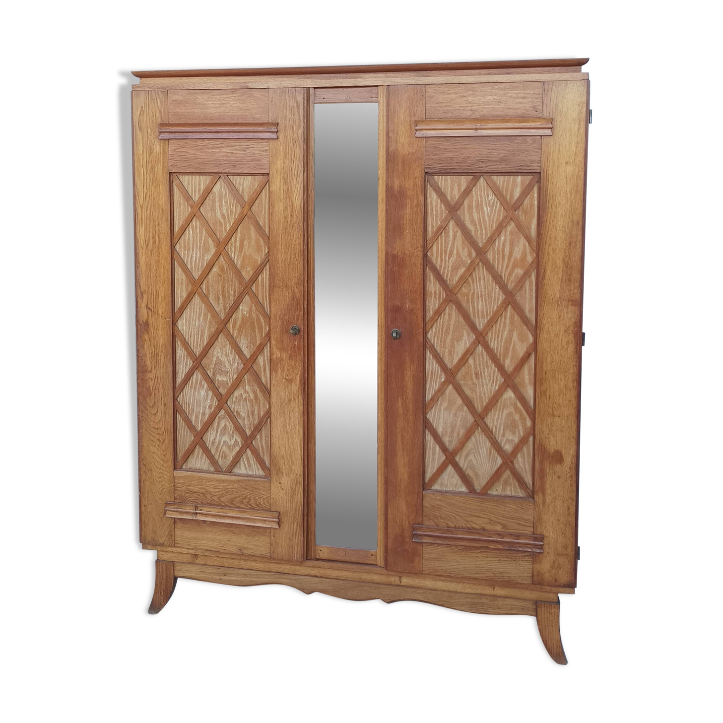 Vintage oak wardrobe