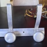 Aluminum wall coat rack