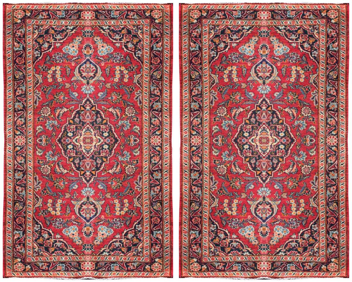 Oriental carpet Iran Kashan (pair) 0.70 x 1.40 metres