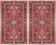 Oriental carpet Iran Kashan (pair) 0.70 x 1.40 metres
