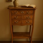 Table d’appoint marquetée de style Louis XV – vers 1900