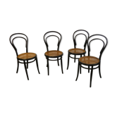 Set of 4 chairs type n°14 from Jacob and Joseph Kohn