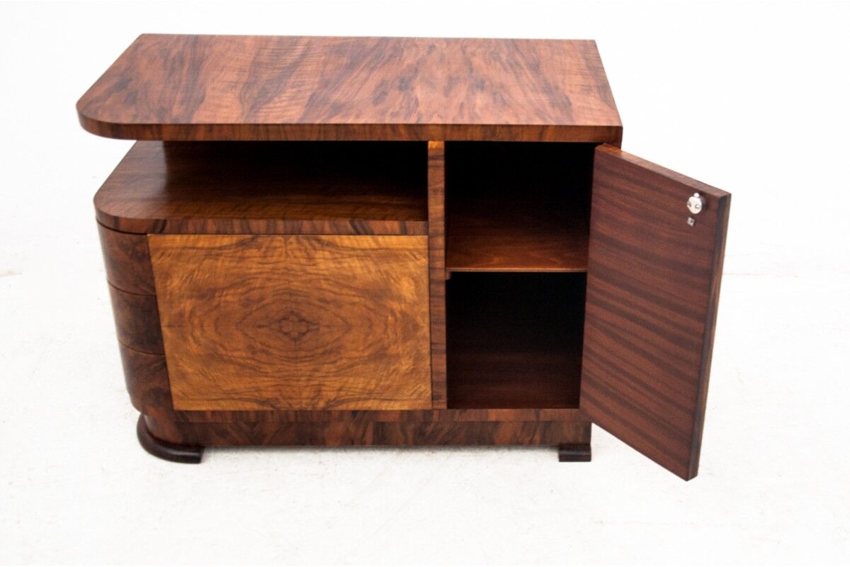 Art Deco chest of drawers, Poland, 1950s