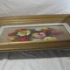 Oil on canvas still life vase bouquet of flowers signed