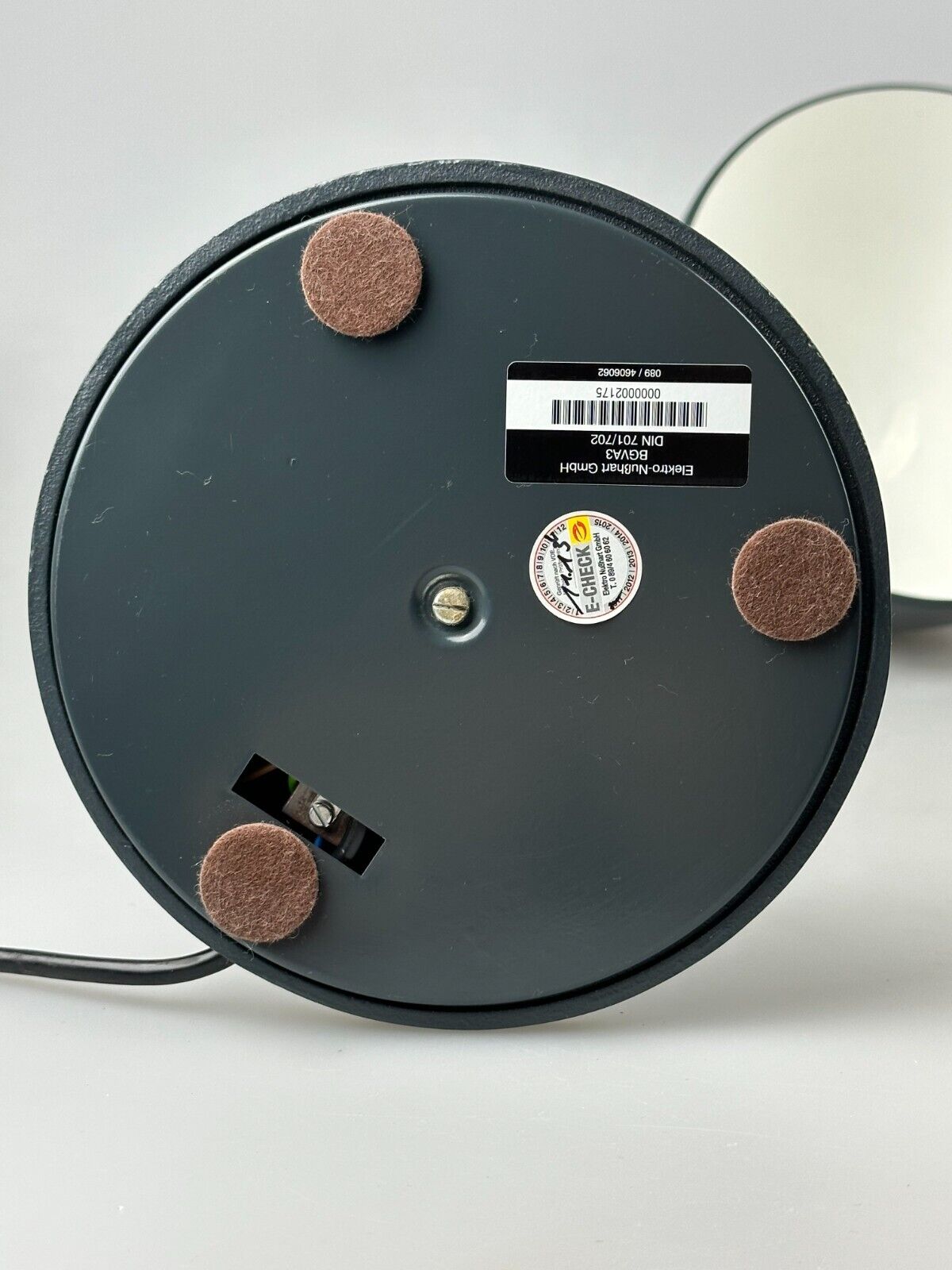 60s 70s table lamp Egon Hillebrand ball lamp space age metal design