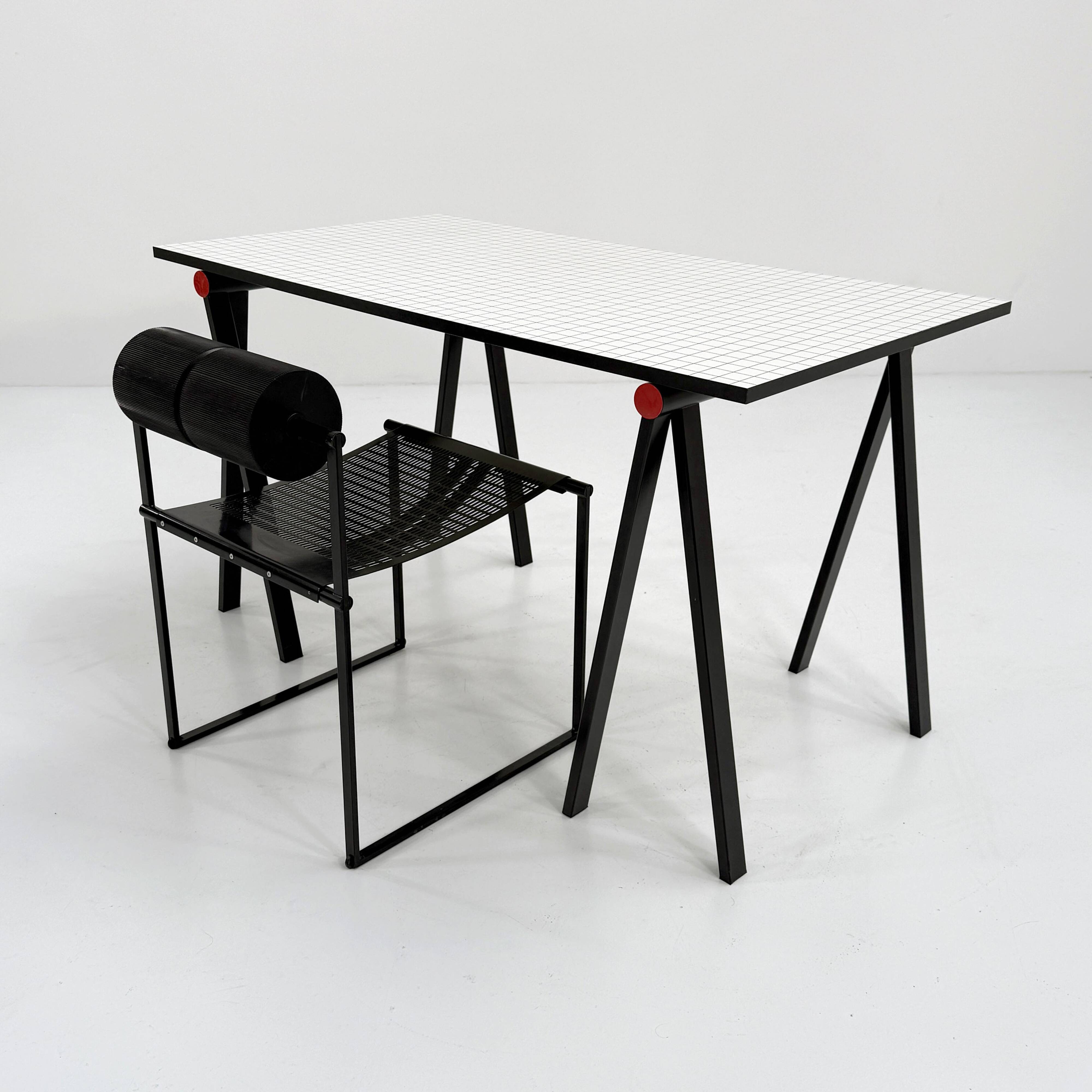 "Trestle" desk by Rodney Kinsman for Bieffeplast, 1980