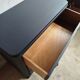 Commode vintage noire