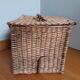 wicker box basket