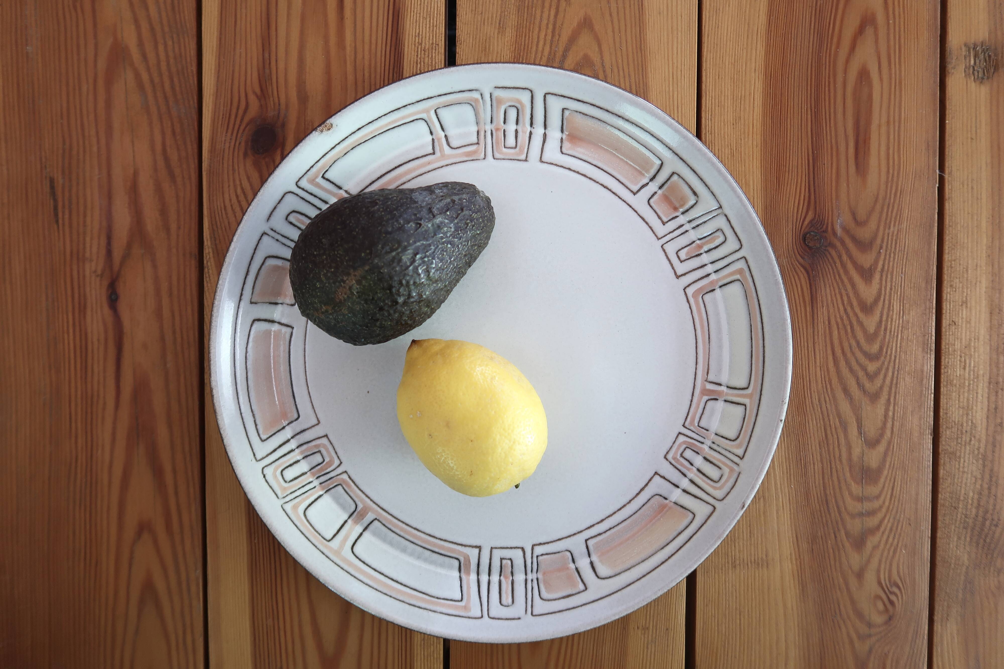 Hollow round dish "Maille" faience Niderviller, 60s