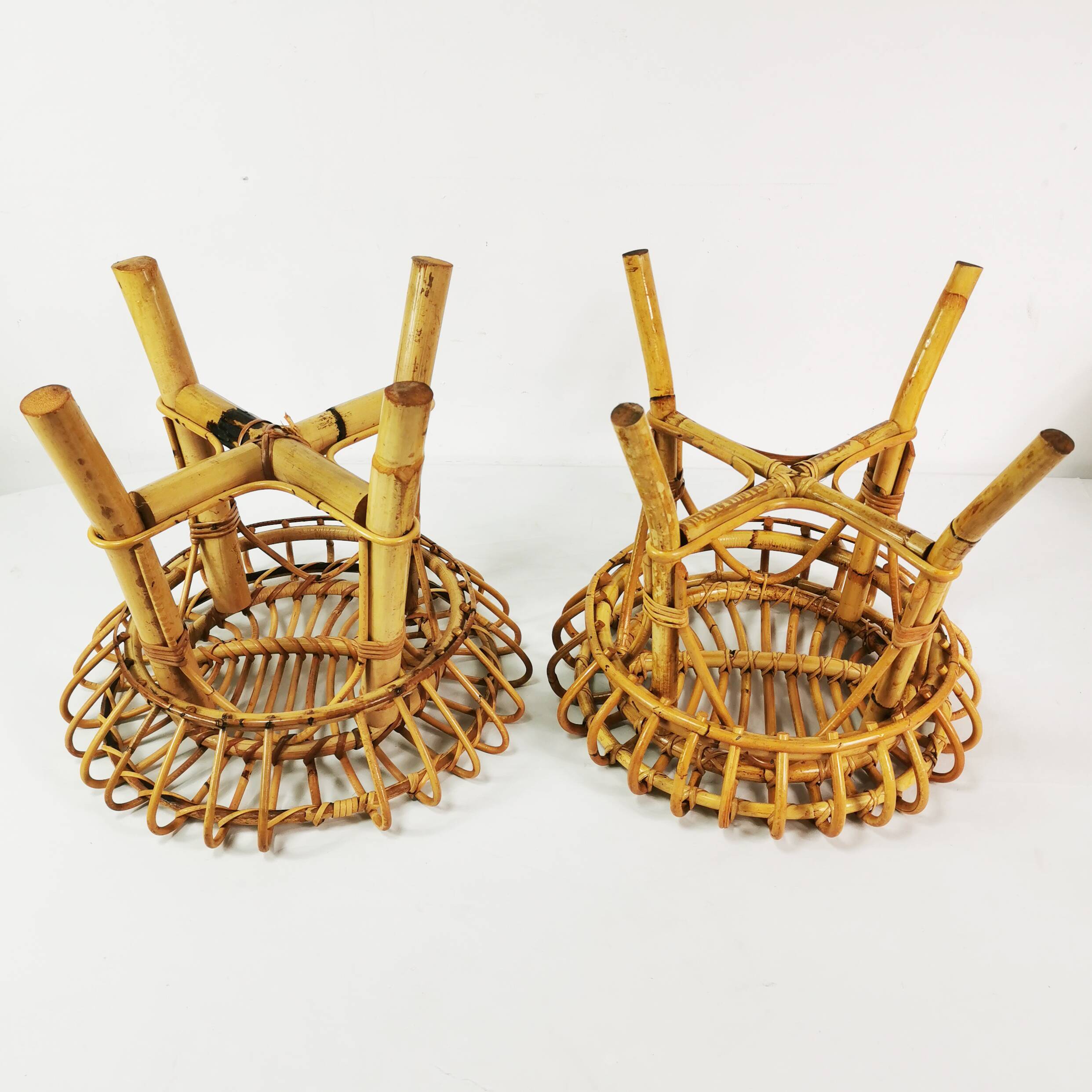 Para puf- taboretów Boho,