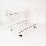 Space-age vinyl record cabinet, Roche Bobois, designed by M. Dumas, France