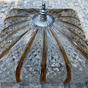Plafonnier / applique "sunburst" DKN Leuchte, RZB, bicolor, vintage, années 50