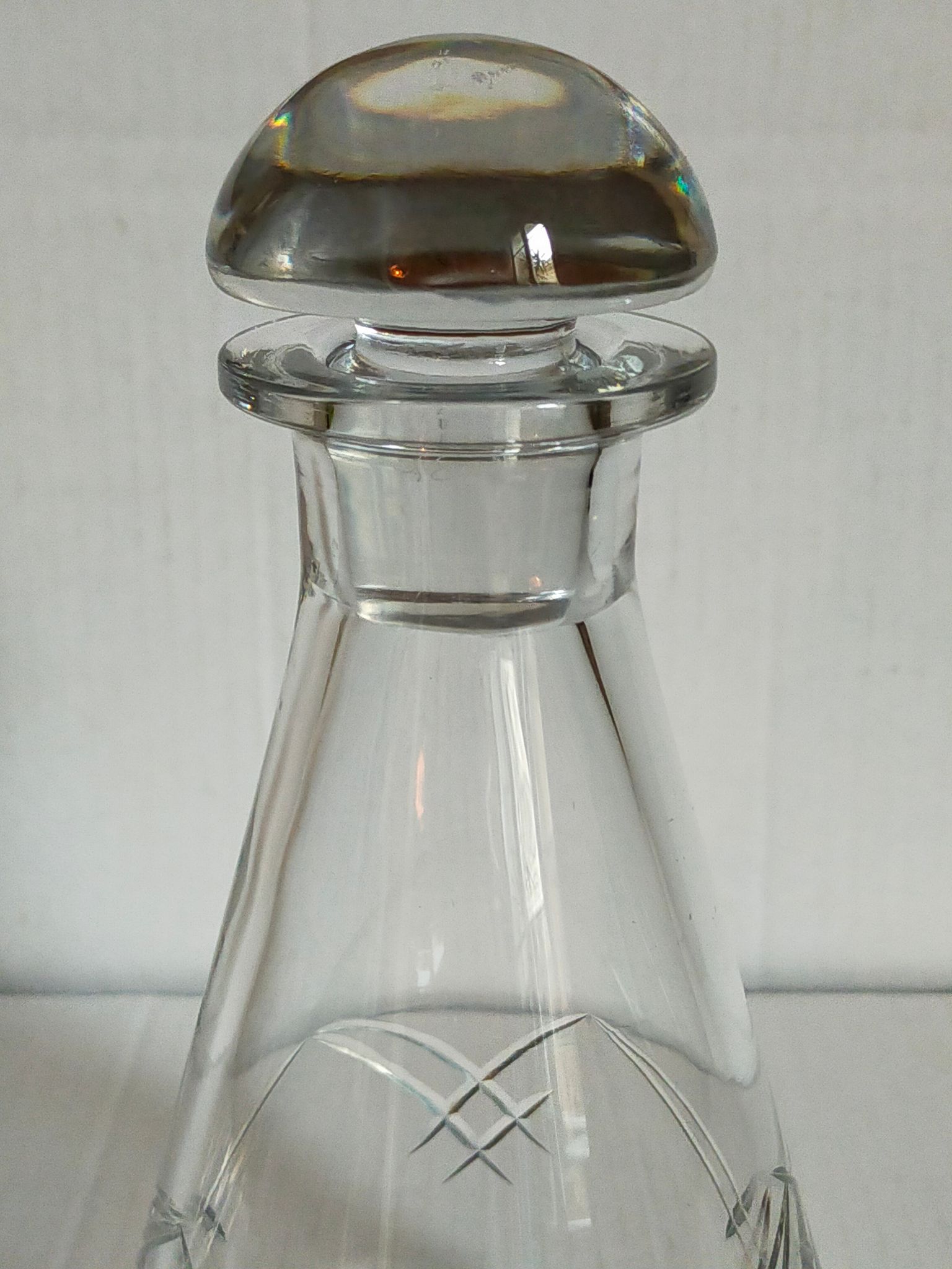 Carafe en cristal Art-Déco début XXème
