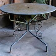 Garden furniture in iron