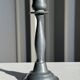 Pair of small fine candlesticks in tin H15.5