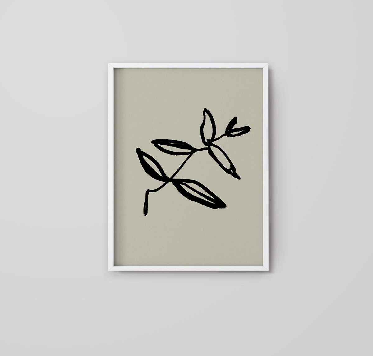 Botanical illustration giclee print, 50x70