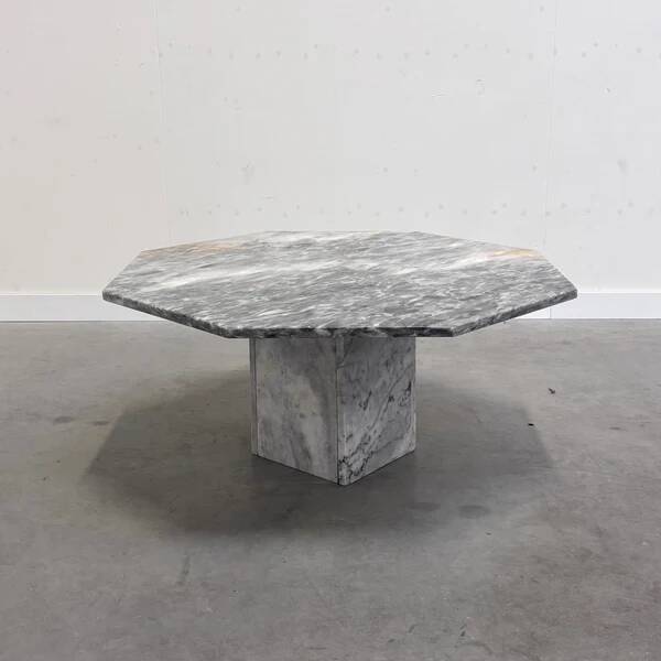 Vintage marble coffee table, 1970s