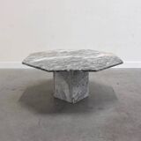 Vintage marble coffee table, 1970s