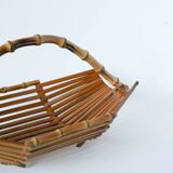 Bamboo and teak basket, design, 1960
