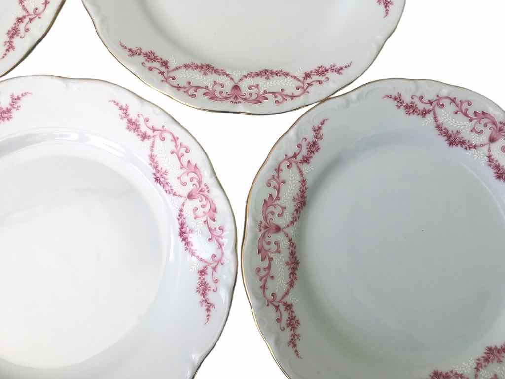 10 porcelain dessert plates