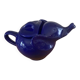 Théière éléphant en céramique bleue