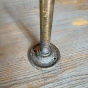 2 industrial wall sconces in brass - Denmark 1970s-80s