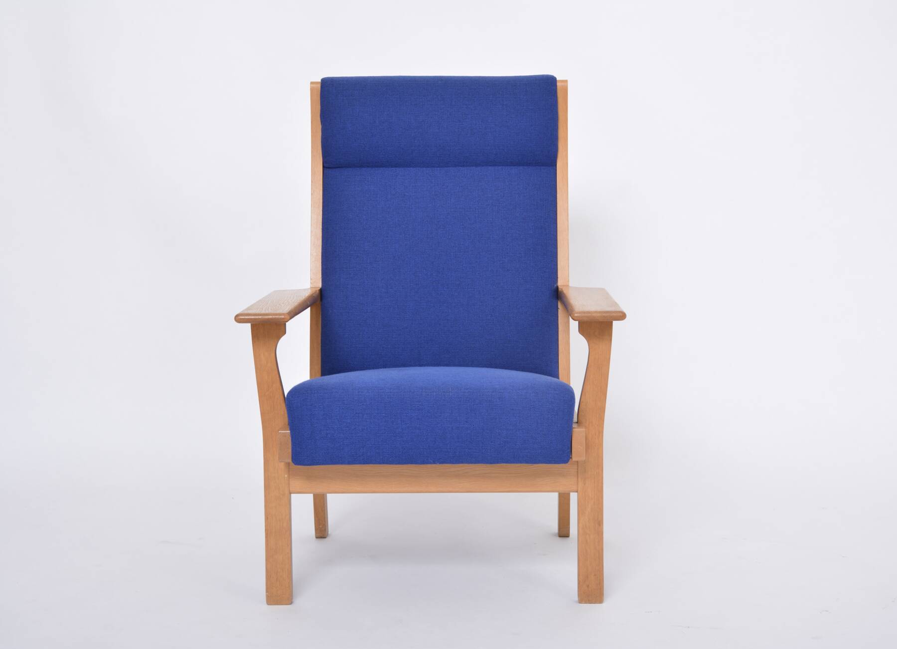Reupholstered Danish Mid-Century Modern GE 181 a Chair by Hans Wegner for GETAMA