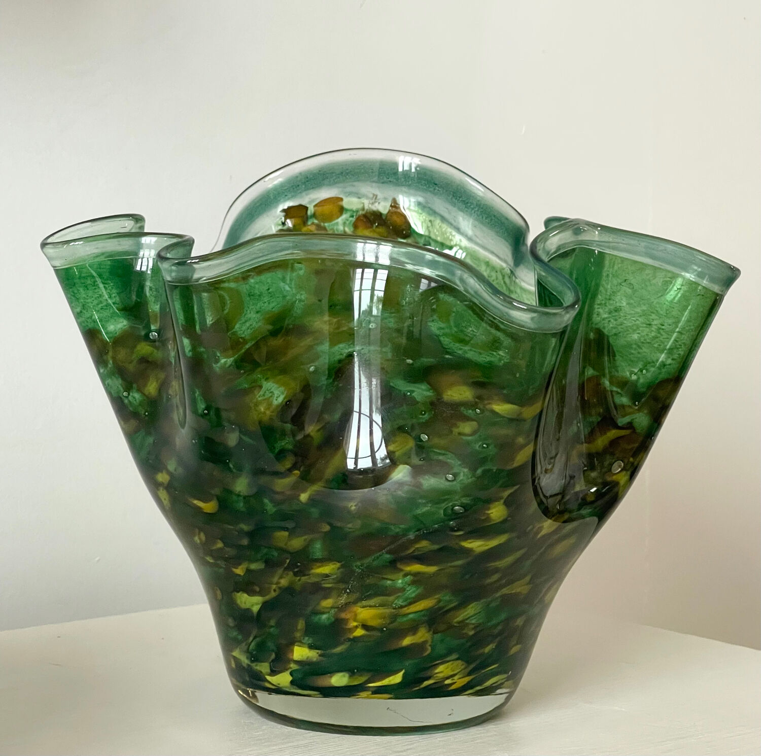 Blown glass vase 1970.