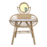 Anne bamboo dressing table vintage, 1960s