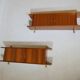 1960s Vintage Wall Shelves Walnut