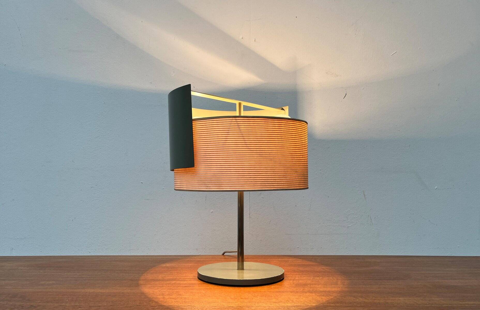 Mid-century modern minimalist swivel table lamp, 1960s