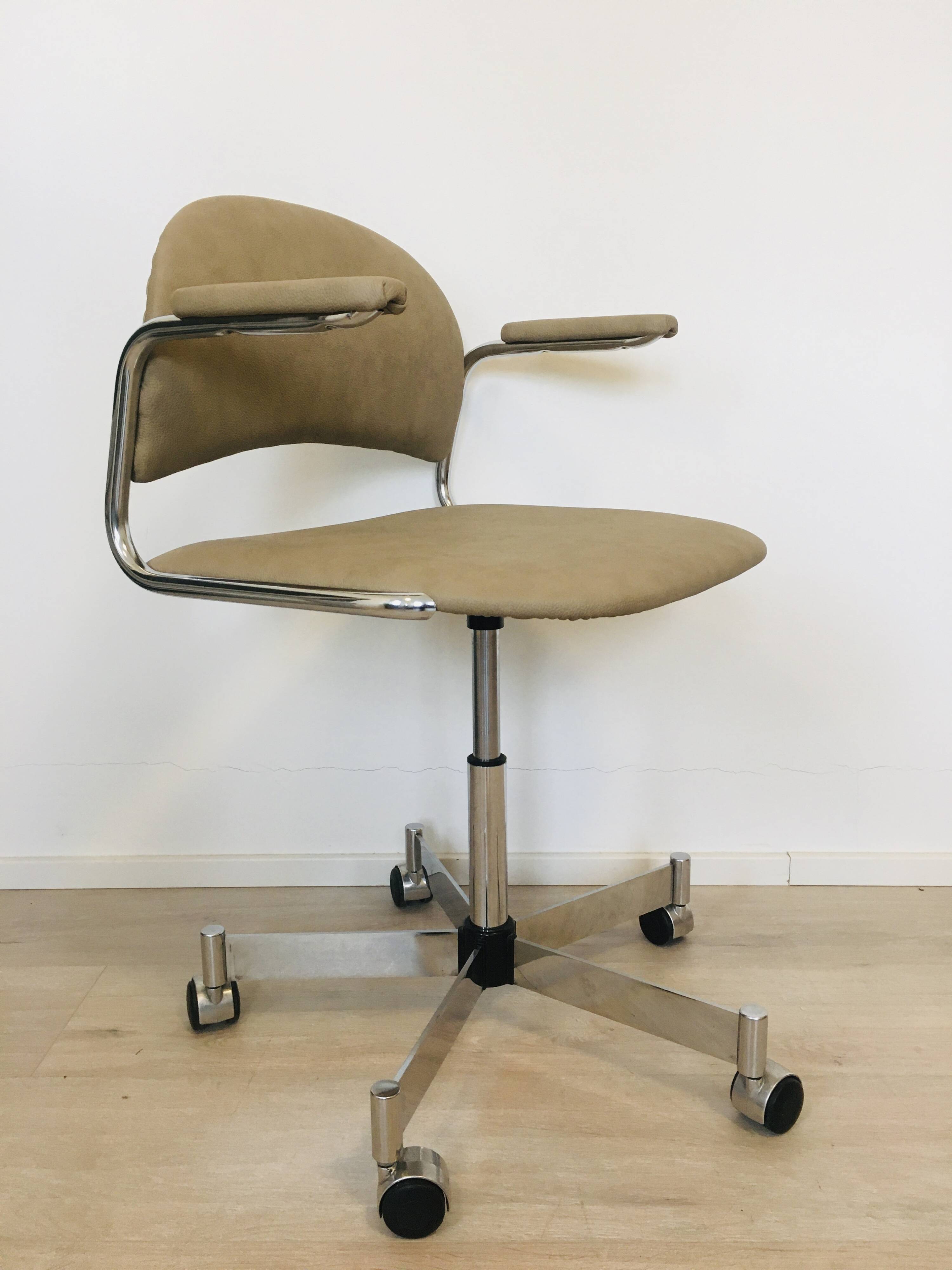 Fully Restored Kovona Desk Chair K-107, Czechoslovakia 1970’s