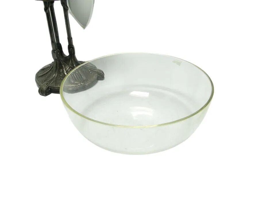 AGS Art Nouveau Plate, glass, Quist, Germany, early 20th century