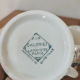Set of 5 espresso cups in Lunéville earthenware