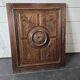 Old carved wooden door