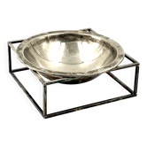 Mid-century modern silver-plated bowl / vide poche, PM Italy 1970s