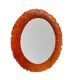 Backlit wall mirror for living room by Hillebrand