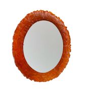Backlit wall mirror for living room by Hillebrand