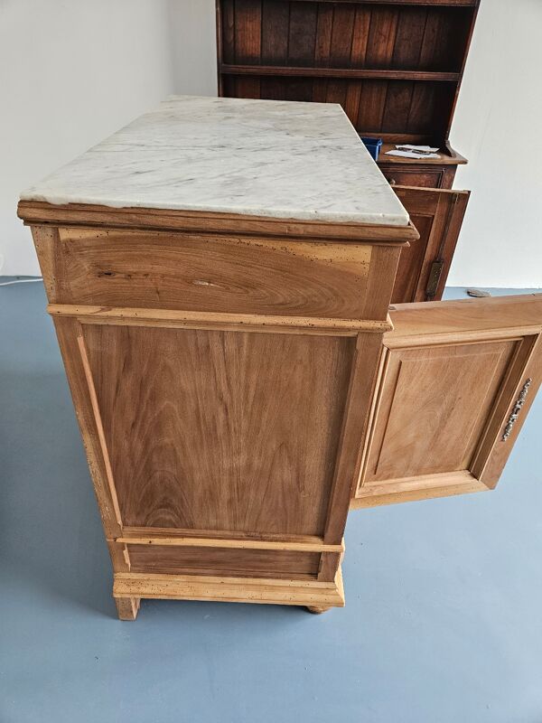 Buffet marbre tiroir intérieur
