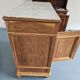 Marble buffet with interior drawer