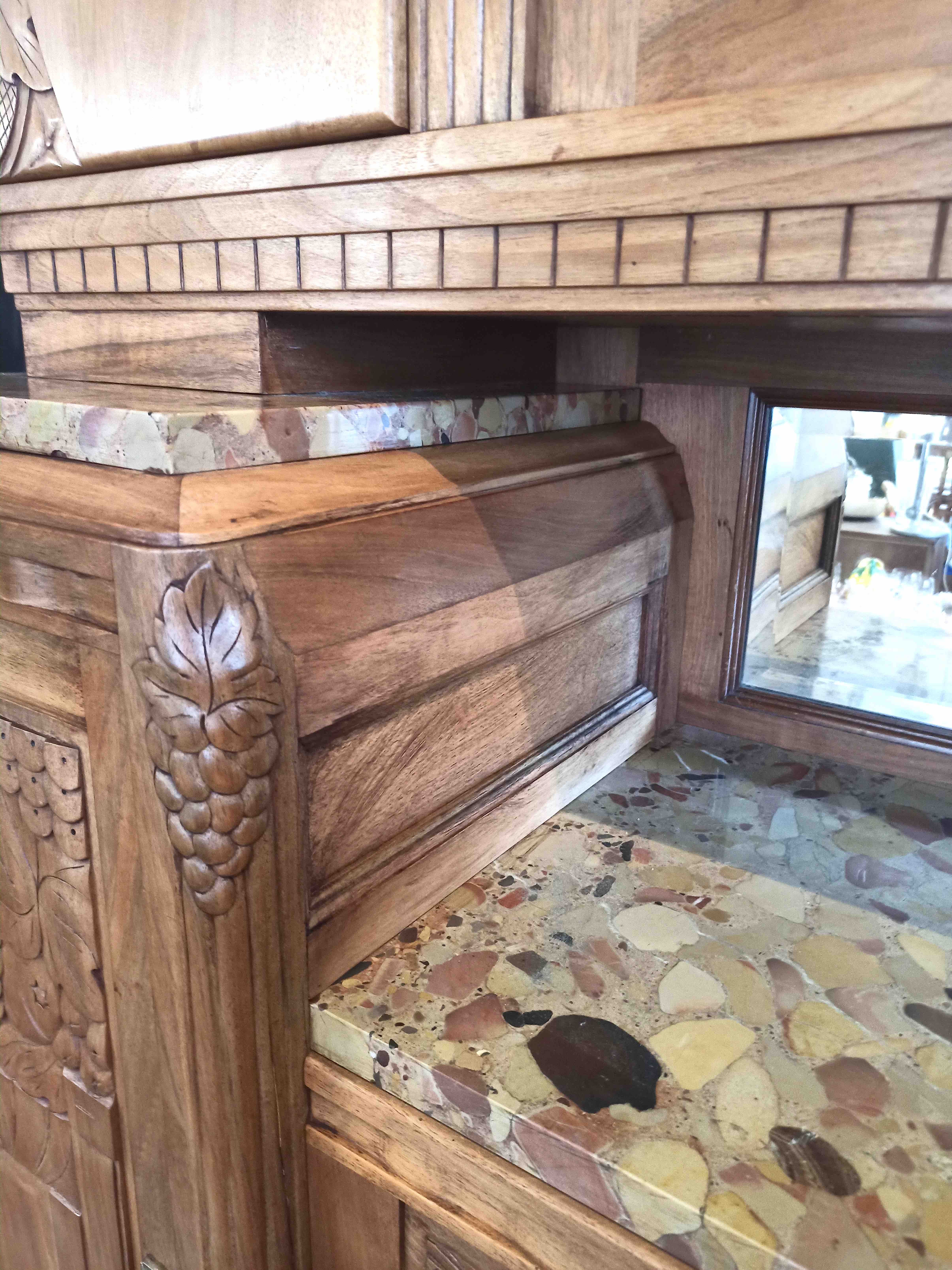 Buffet double corps Art Déco