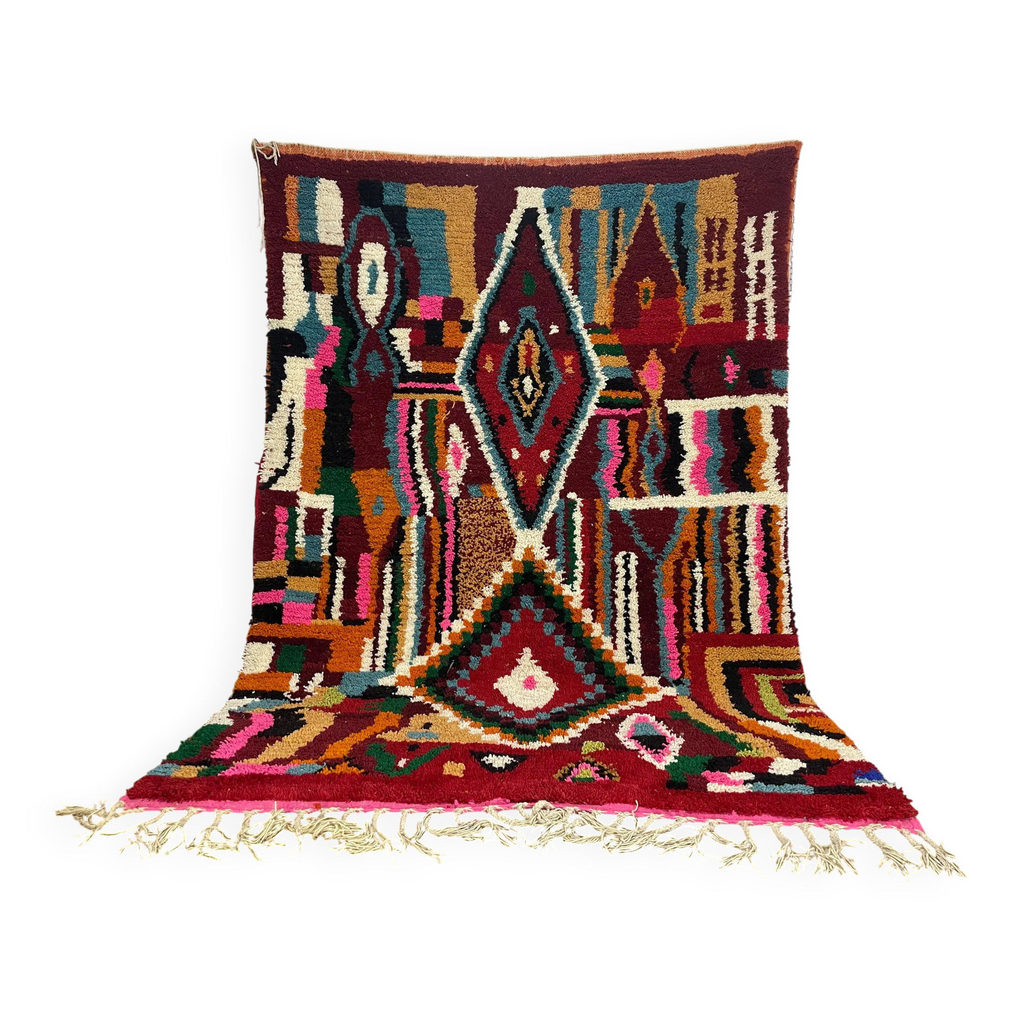 Tapis berbère artisanal fait main 3x2 m