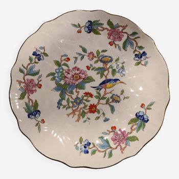 Grande assiette en porcelaine anglaise Aynsley modèle Pembroke