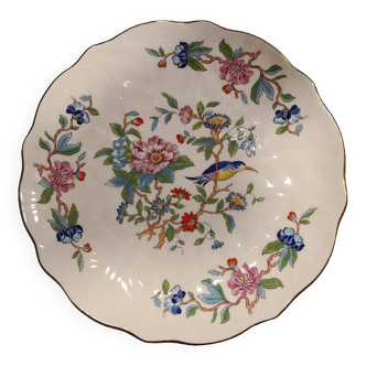 Grande assiette en porcelaine anglaise Aynsley modèle Pembroke