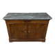 Louis Philippe / Restoration period sideboard in flamed mahogany circa 1820