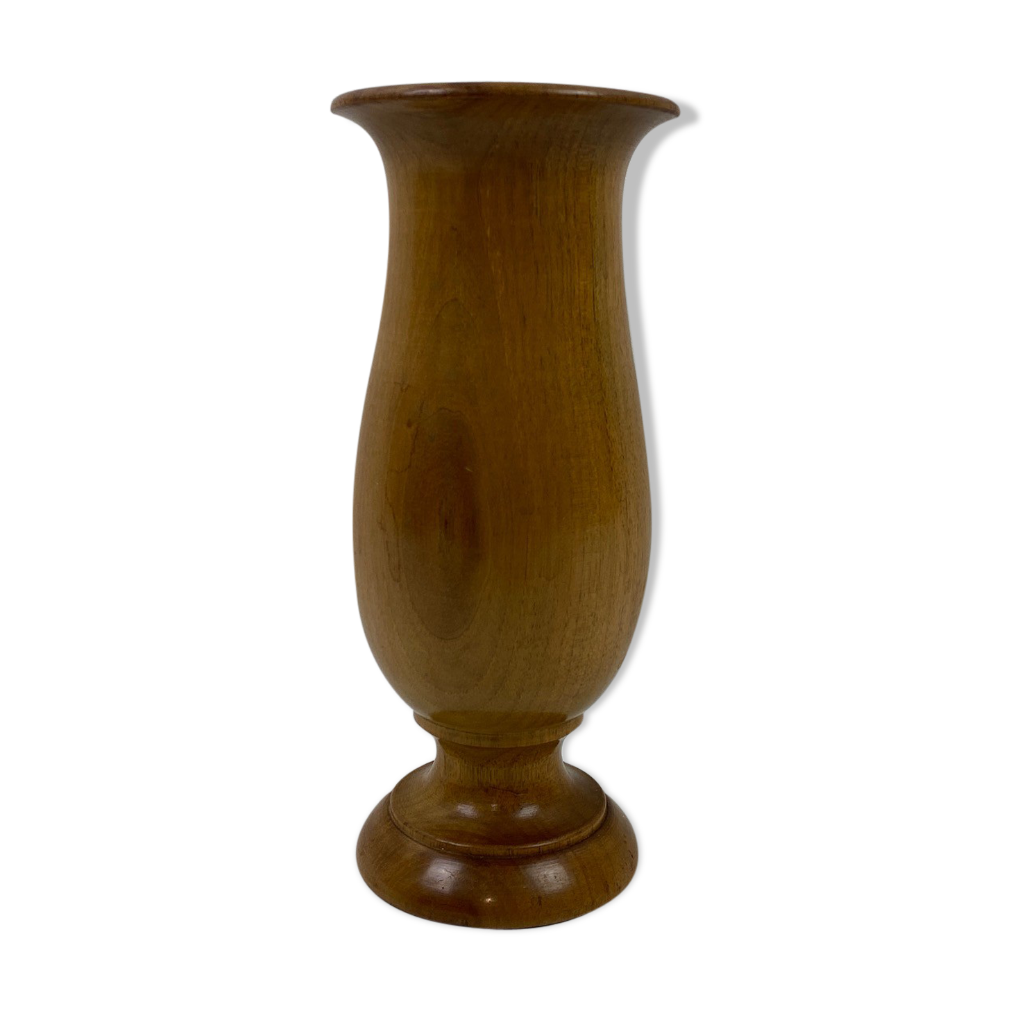 Light wooden vase 20cm