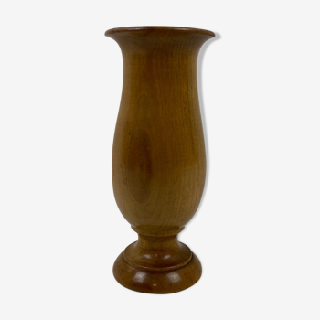 Vase en bois clair 20cm